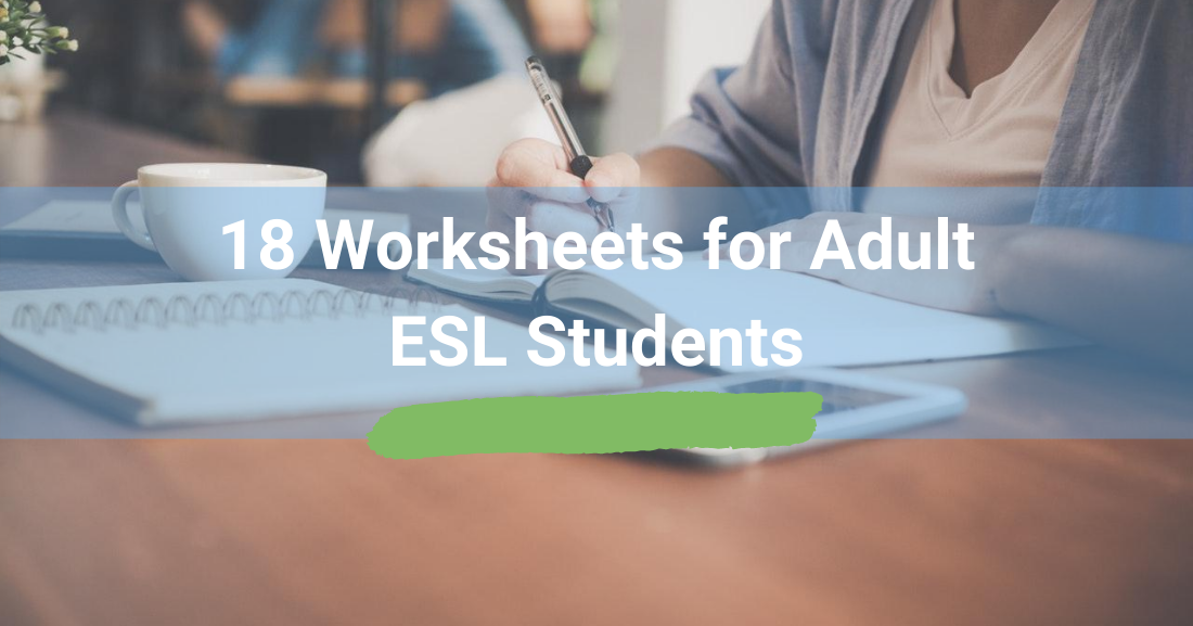 free esl worksheet for adults