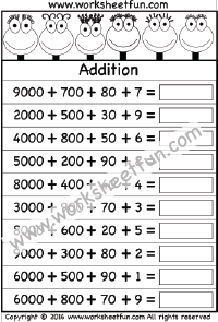 expanded form / FREE Printable Worksheets - Worksheetfun