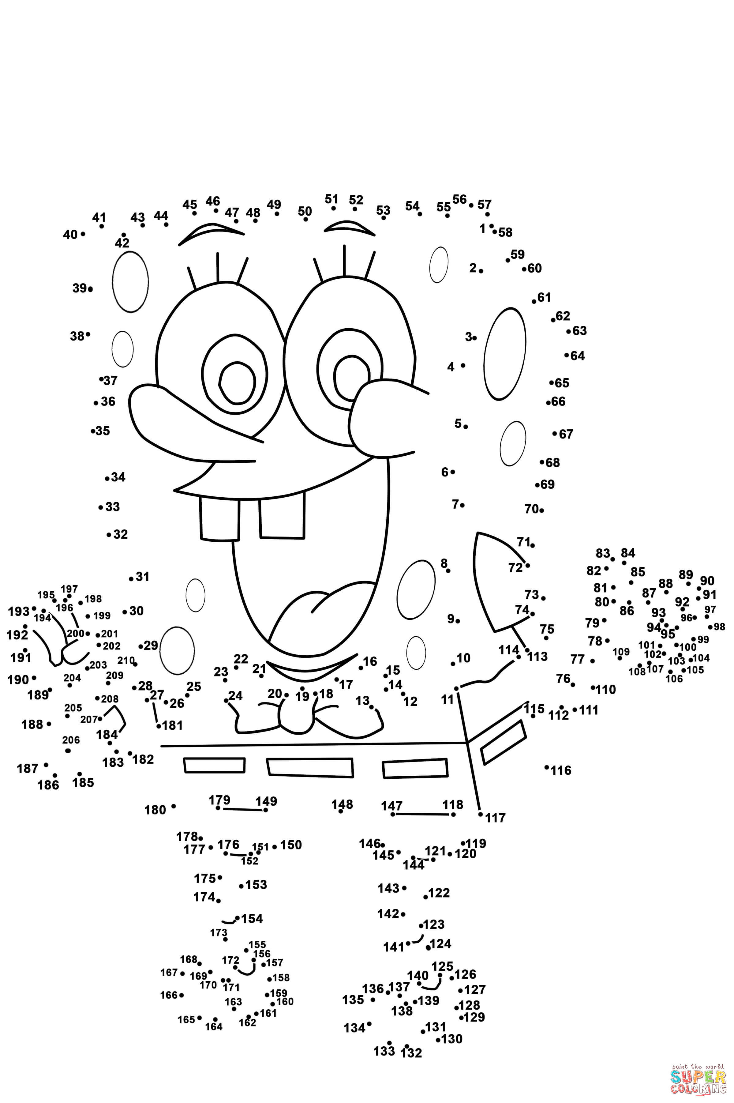 free extreme dot to dot printable worksheet