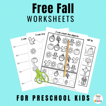 Fall Worksheets For Preschool (Free Printable!) - Fun with Mama