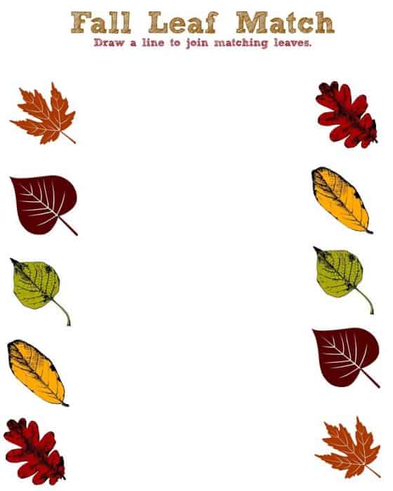 Free Fall Worksheets Printables - Farmers Wife Rambles