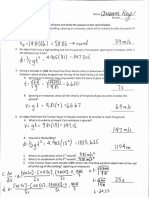 Free Fall Problems Answer Key | PDF