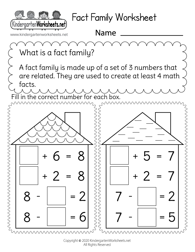 free family worksheet