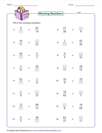 4th Grade Math Worksheets