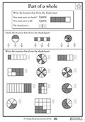 free fraction worksheet 3rd grade