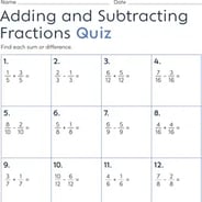 free fraction worksheet 4th grade