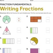 free fraction worksheet for 3rd grade