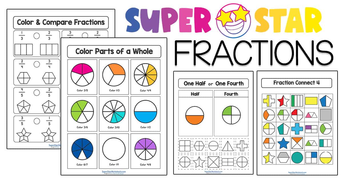 Fractions Worksheets -Worksheets Library