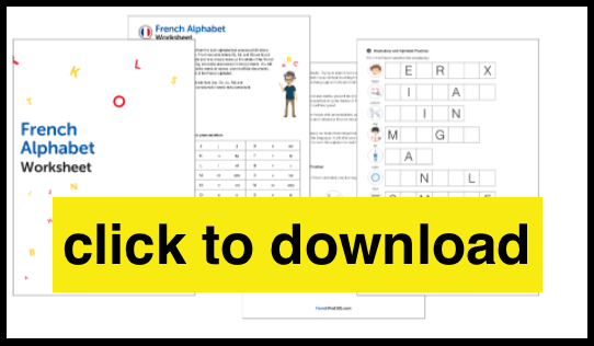 free french worksheet