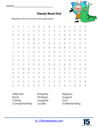 Friendship Worksheets - 15 Worksheets Library