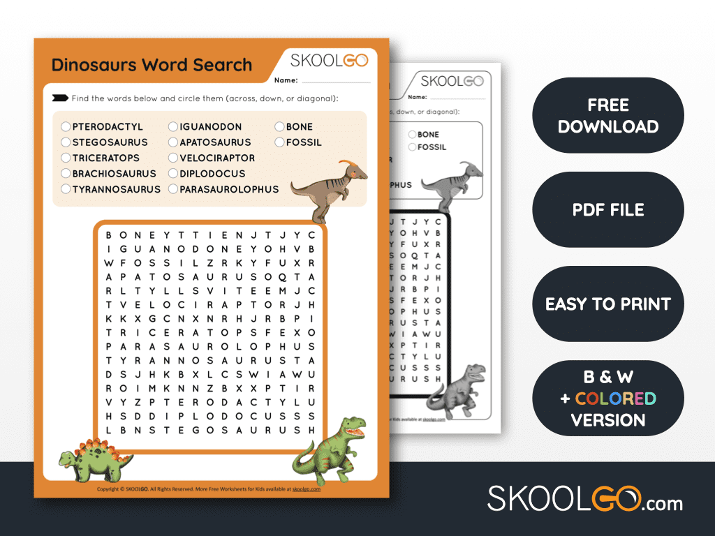Free Fun Printable Worksheets - Page 4 of 6 - SKOOLGO