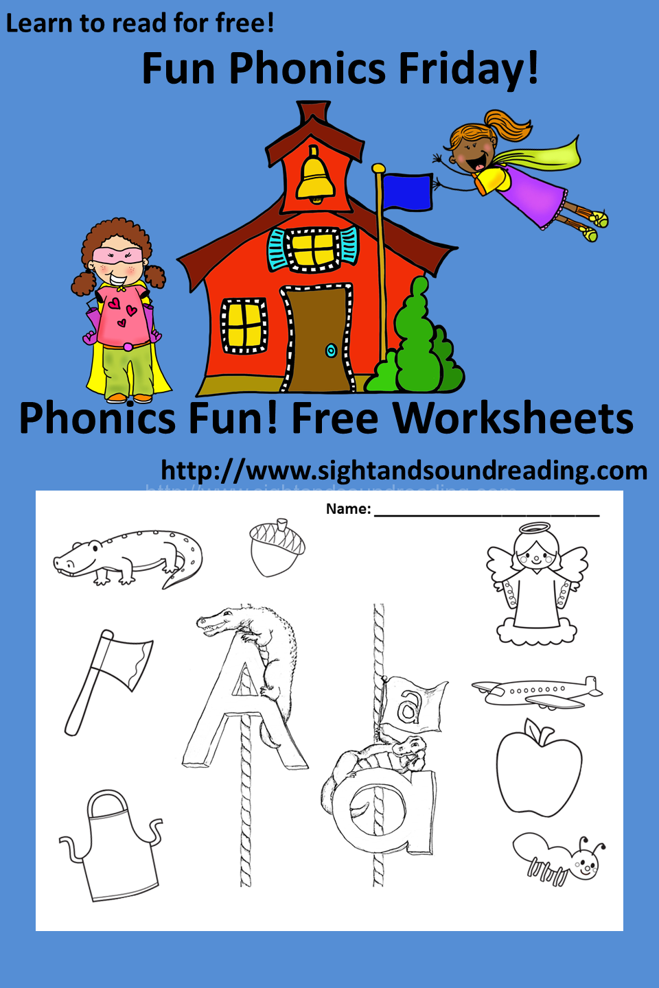 Fun Phonics Friday! (Free phonics worksheets!) | Mrs. Karles ...