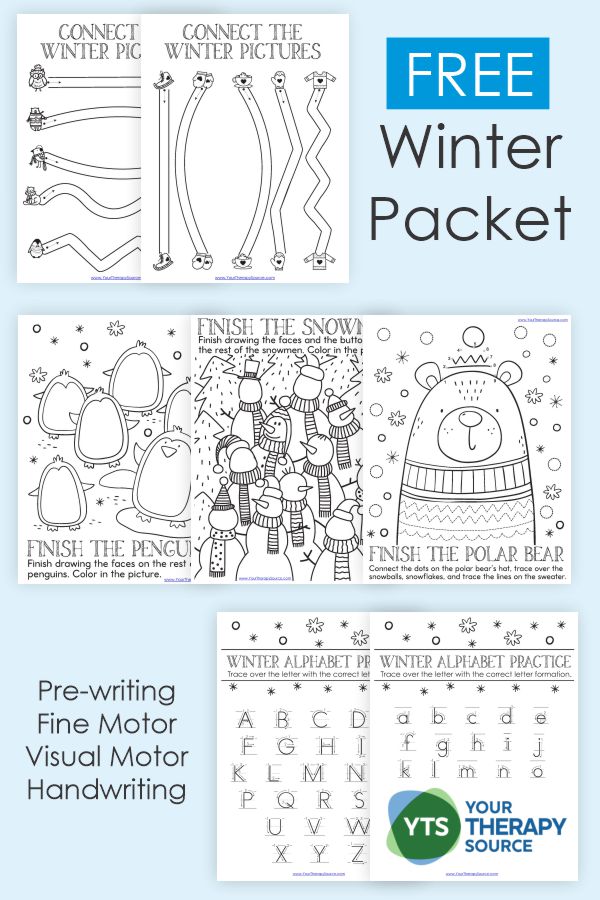 Winter Worksheets for Preschool - Free Printables - Your Therapy ...
