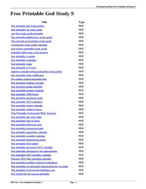 18 Printable ged practice test online Forms and Templates ...