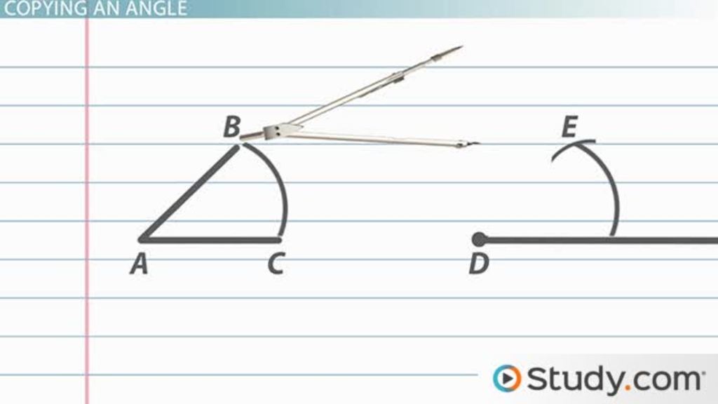 Geometric Constructions Using Lines and Angles Video