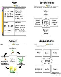 Free Graphic Organizers Worksheets | edHelper.com