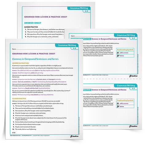 free grammar worksheet with answers