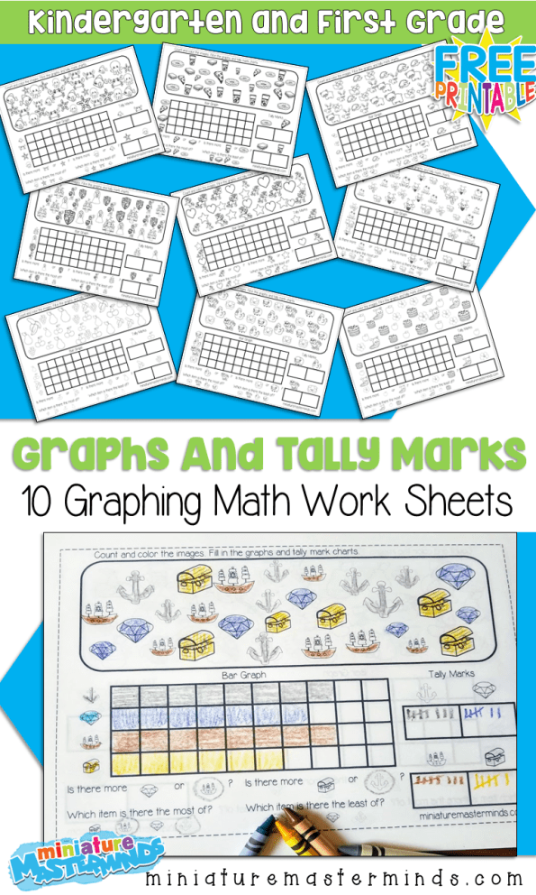 10 Free Printable Graphing Worksheets For Kindergarten and First ...