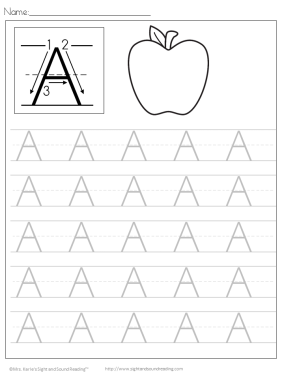 26 Free Printable Handwriting Worksheets for Kindergarten | Mrs ...