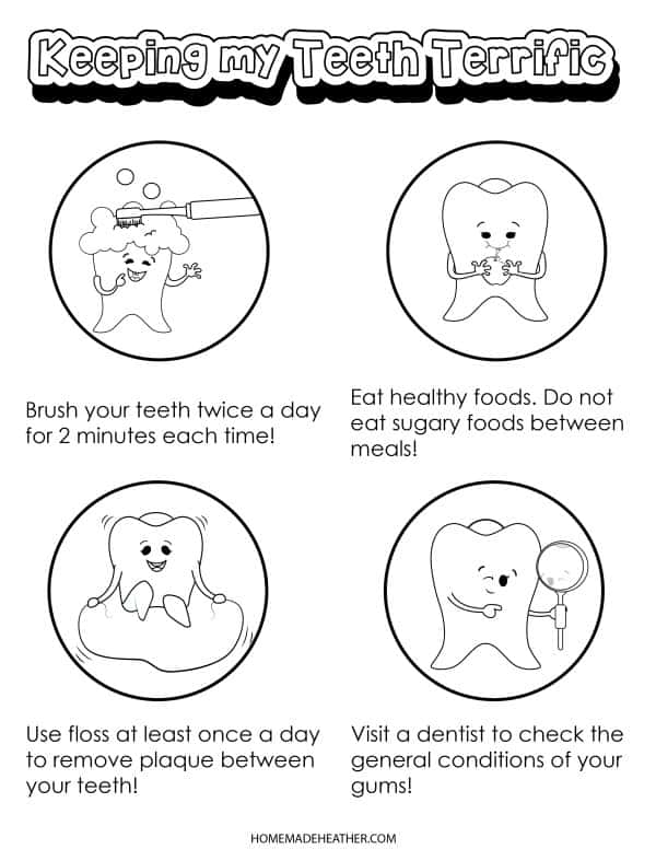free health worksheet for elementary students