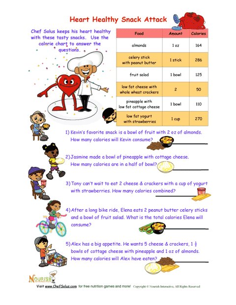 free health worksheet for elementary students