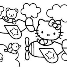 free hello kitty and friends coloring pages