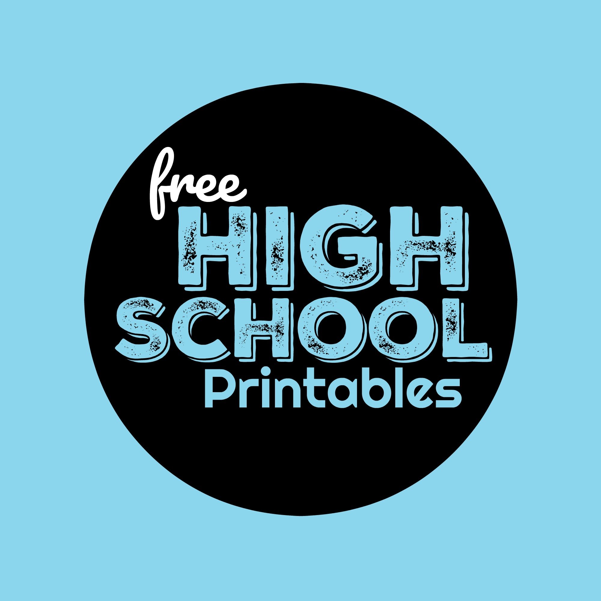 FREE High School Worksheets