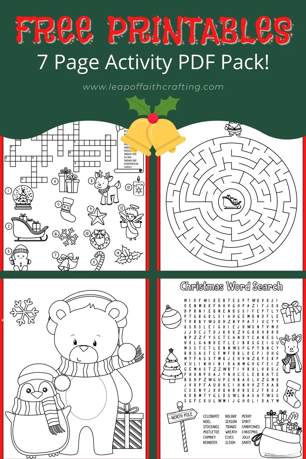 FREE Christmas Worksheets: Coloring Sheets, Word Search &  More ...