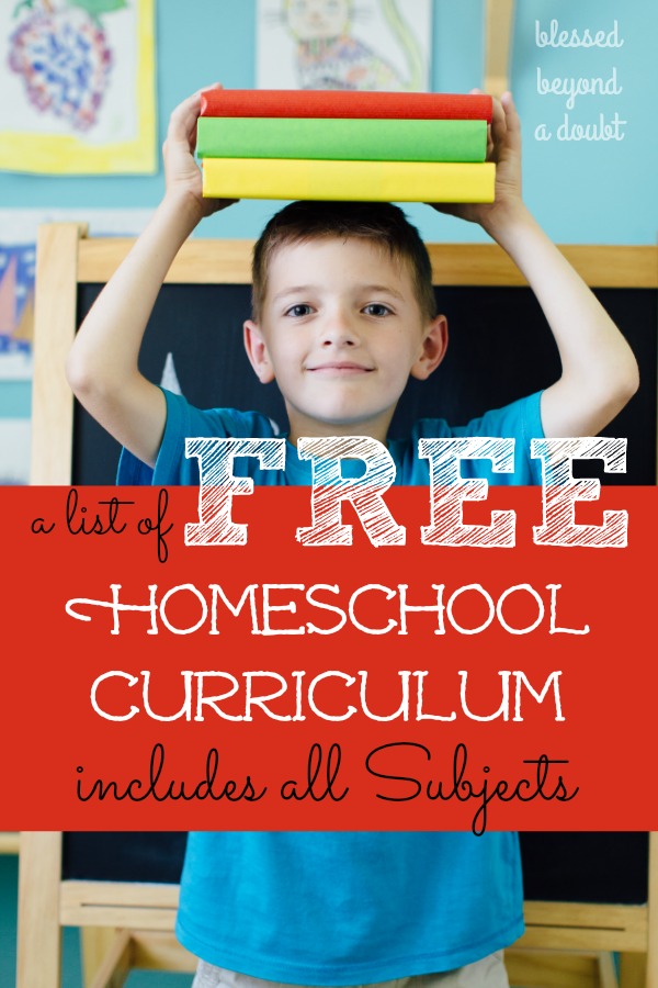 free homeschool curriculum