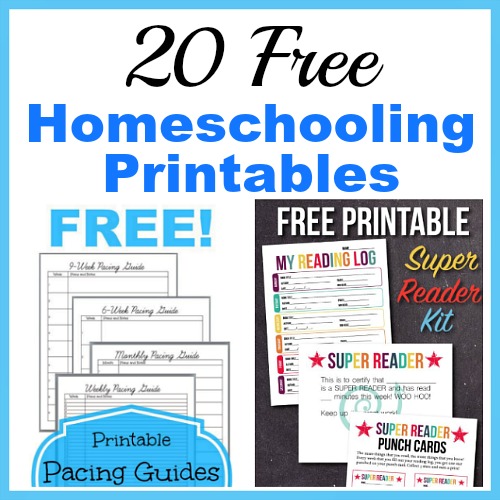 free homeschooling printable worksheet