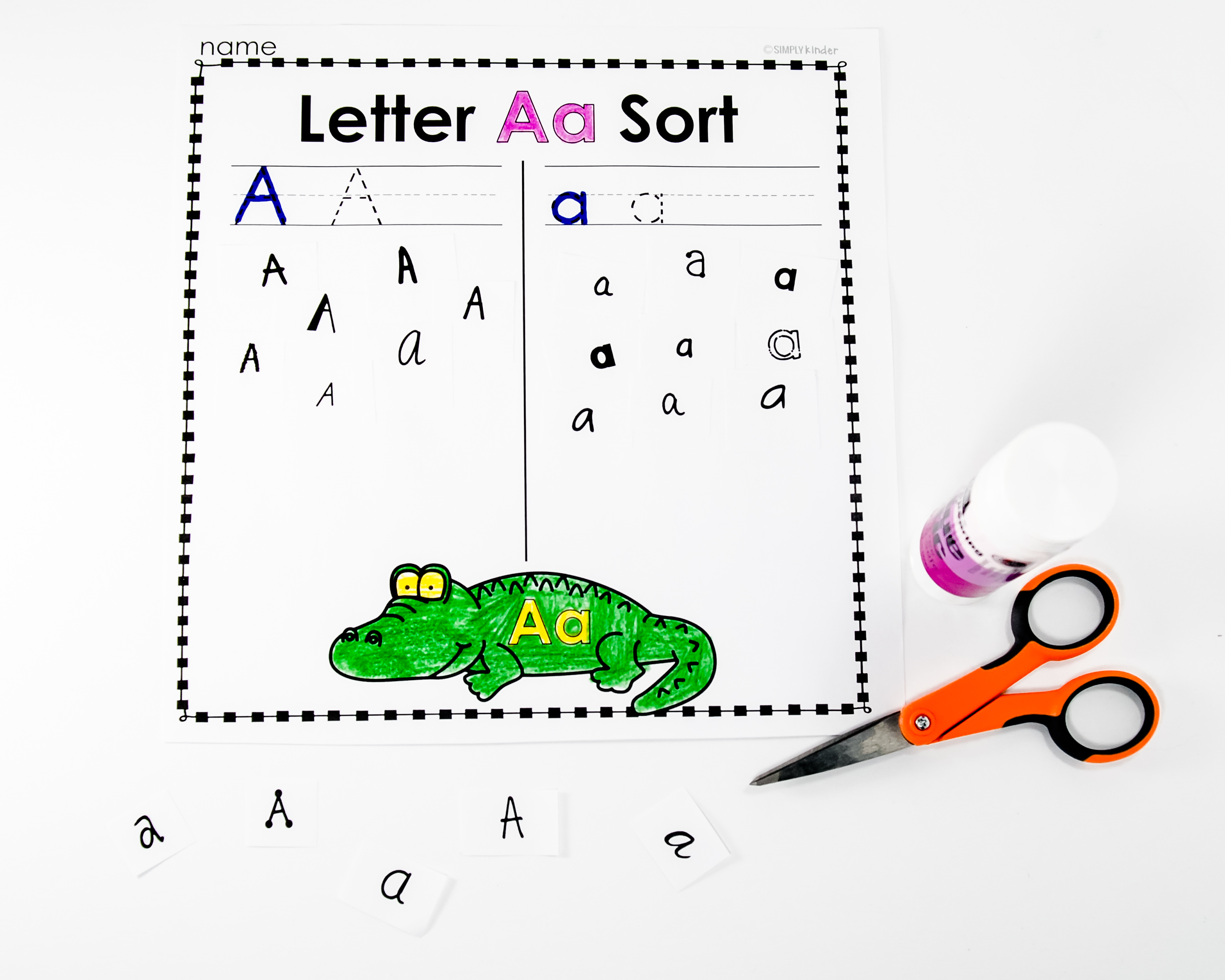 free kindergarden worksheet