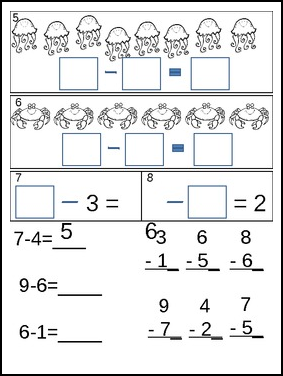 free kindergarten math assessments