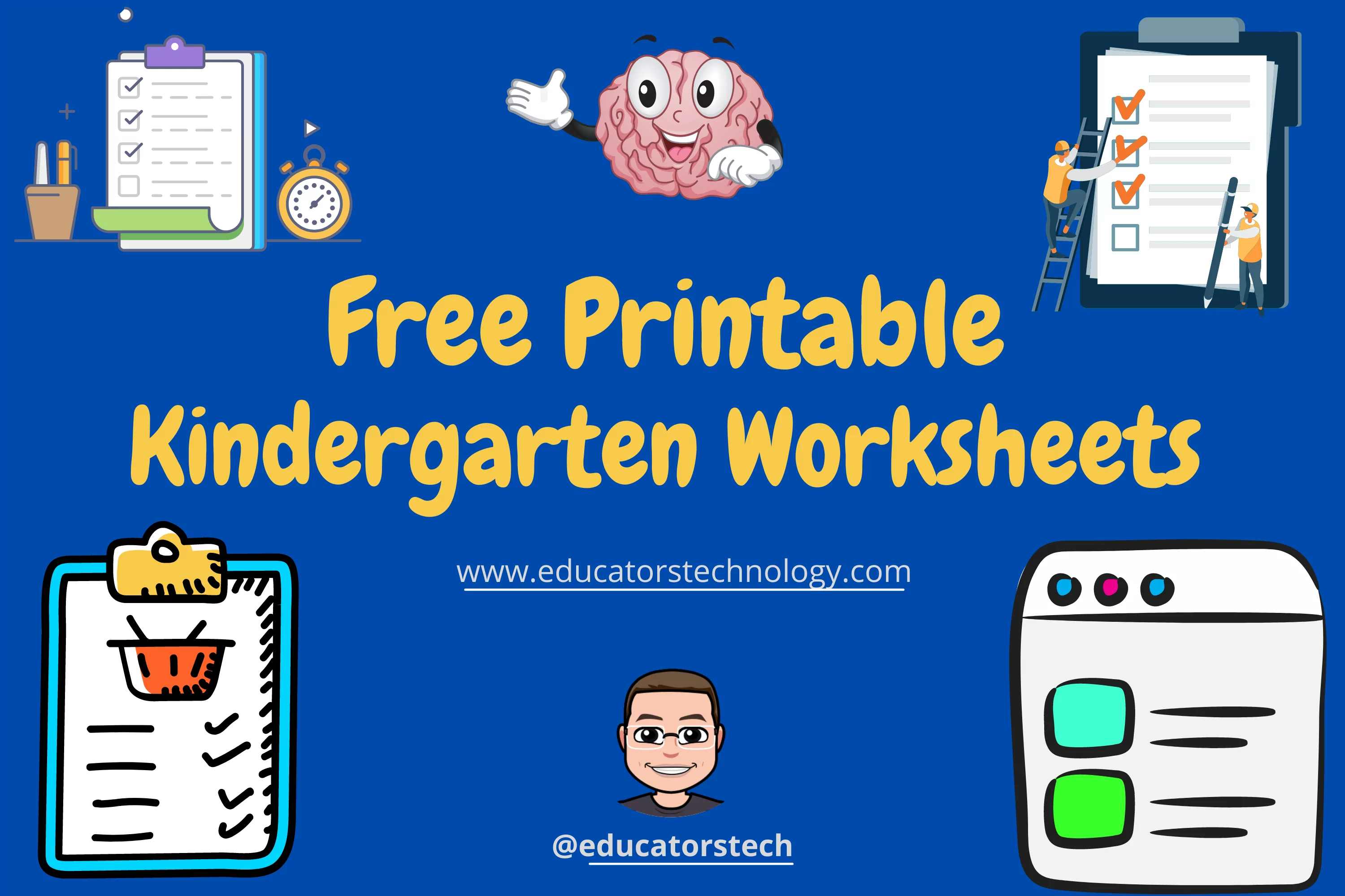 free kindergarten printable worksheet