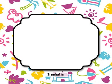 free labels for kindergarten