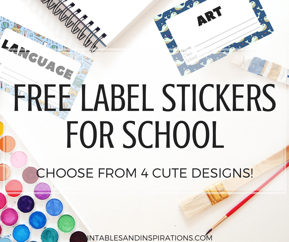 free labels for kindergarten