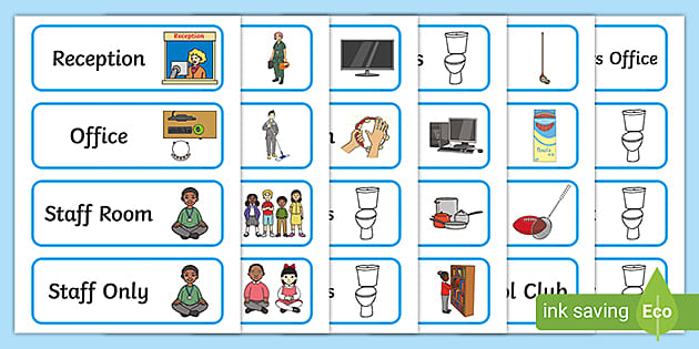 free labels for kindergarten