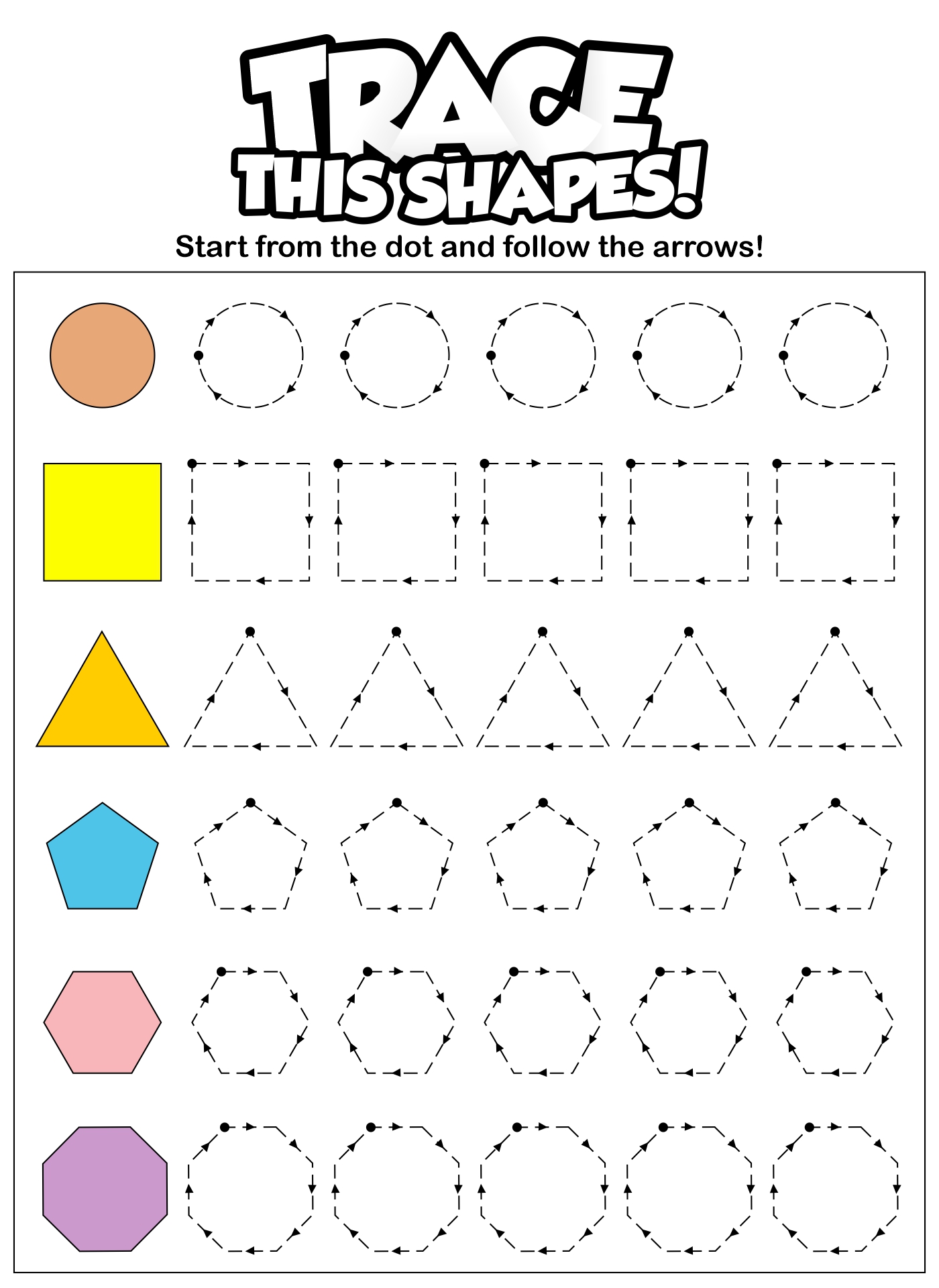 Free Printable Activities For 3 Year Olds