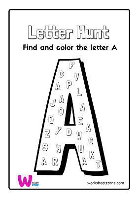 free letter recognition worksheet
