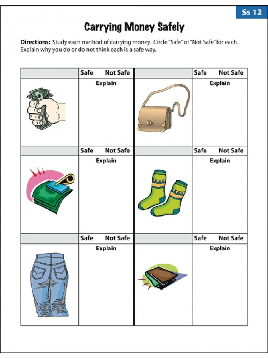 free life skills worksheet for adults