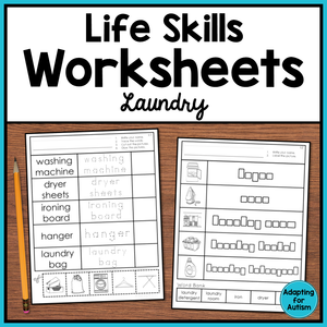 free life skills worksheet for special needs students