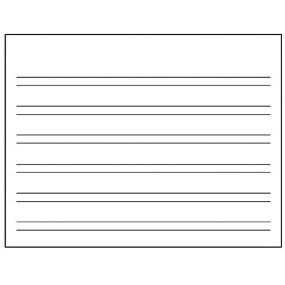 HWT Double Line Paper * - Handwriting Without Tears