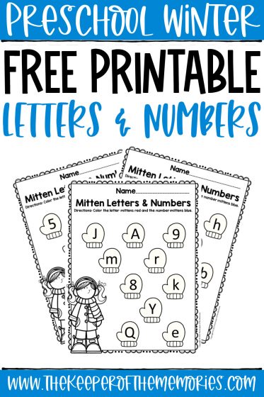 Free Printable Winter Literacy Worksheets - The Keeper of the Memories