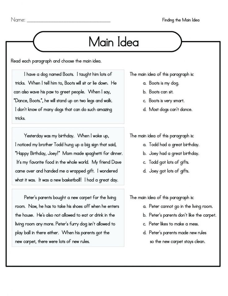 4th Grade Reading Comprehension Worksheets - Best Coloring Pages ...
