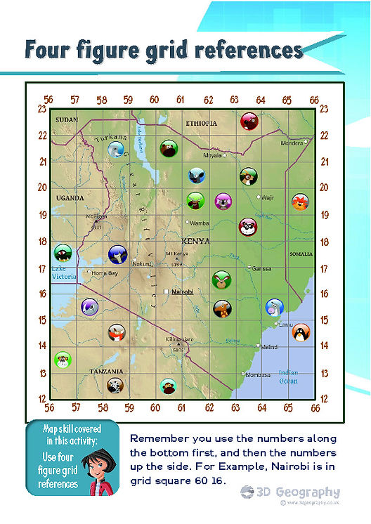 Map skills worksheets