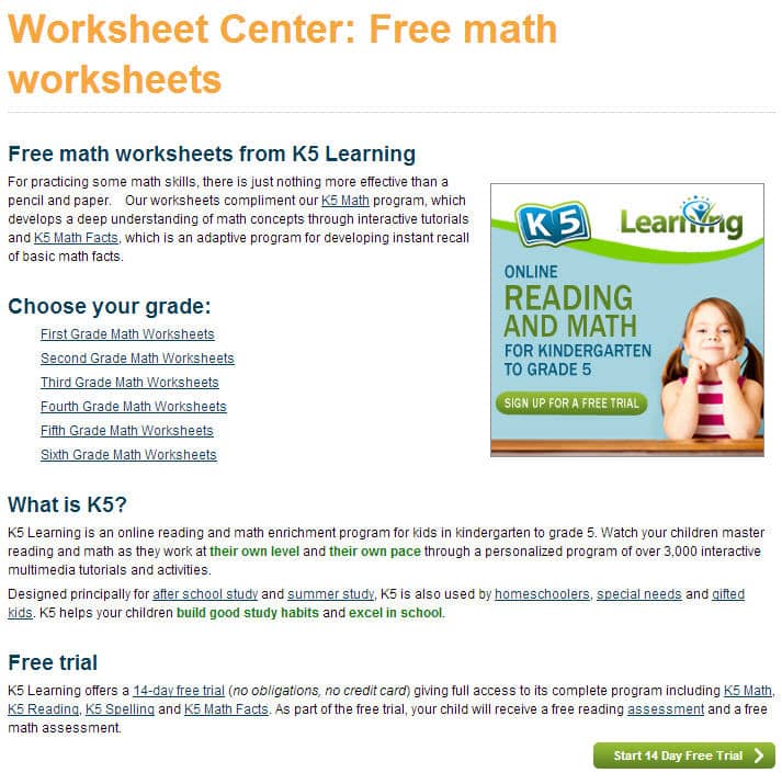 Why Math Worksheets Play an Essential Part in Learning Math? | Worsheets library...