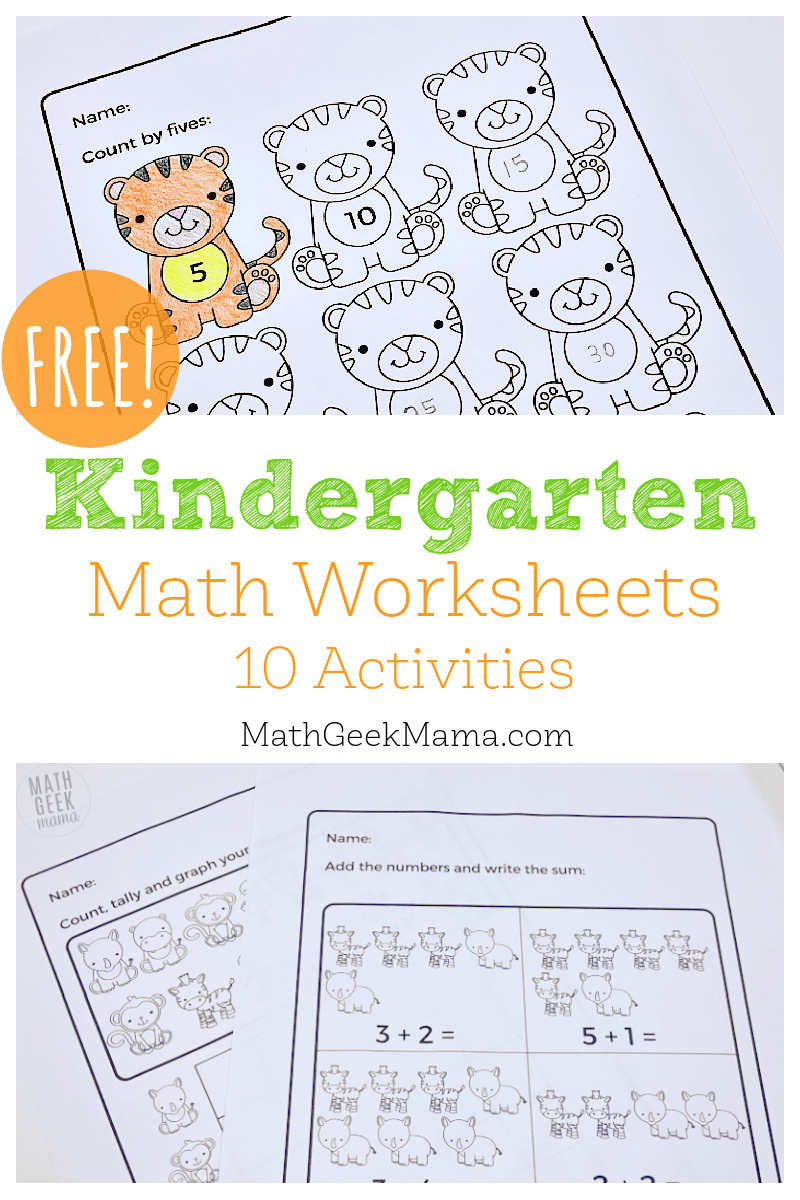 free math for kindergarten