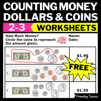 free math money worksheet