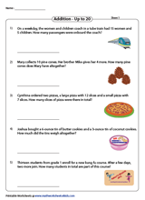 Math Word Problems Worksheets