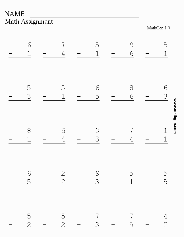 Free Math Worksheets for K-6 - Teacher Lesson Plan