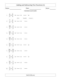 free math worksheet at http www math drills com